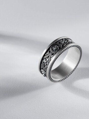 Anello 'LION'S HEART' di REYTEL in argento: frontale