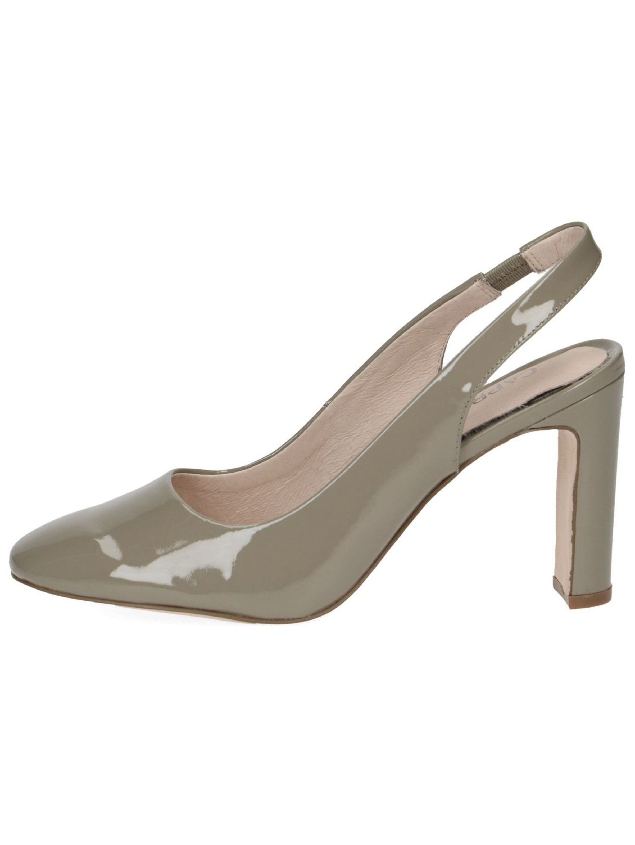 CAPRICE Slingback Pumps in Beige