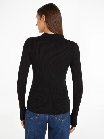 TOMMY HILFIGER Sweater 'Essential' in Black