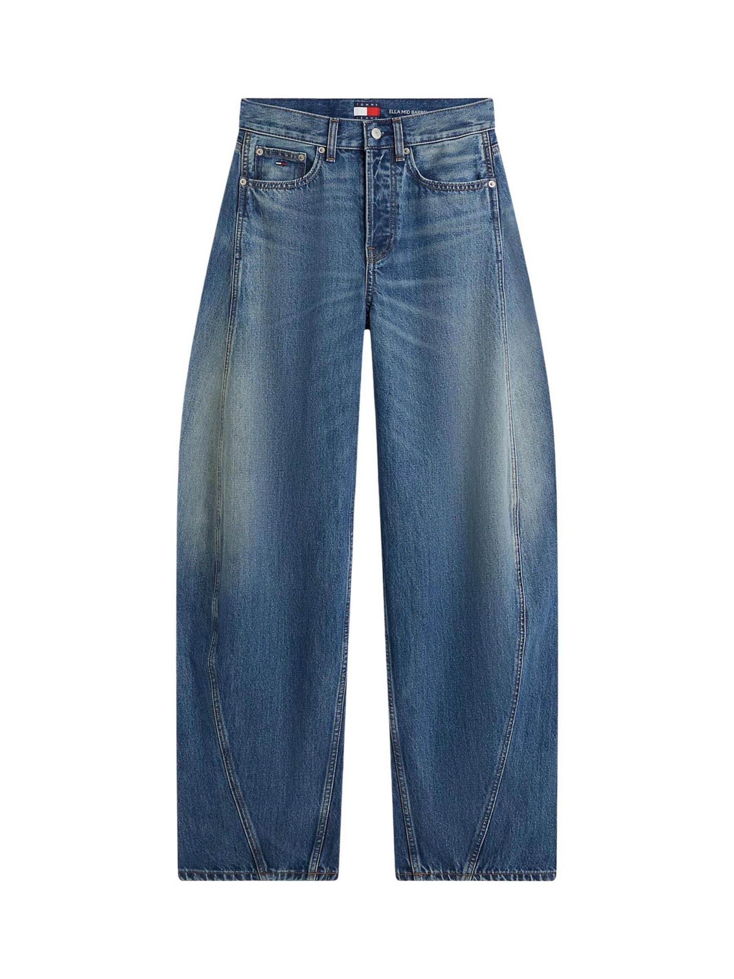 Tommy Jeans Vaquero 'ELLA MID BARREL DW0DW23098' en 28/32 en azul denim, Vista del producto