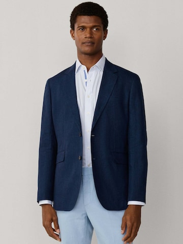 Hackett London Regular fit Blazer 'DELAVE HOPSACK' in Blue: front