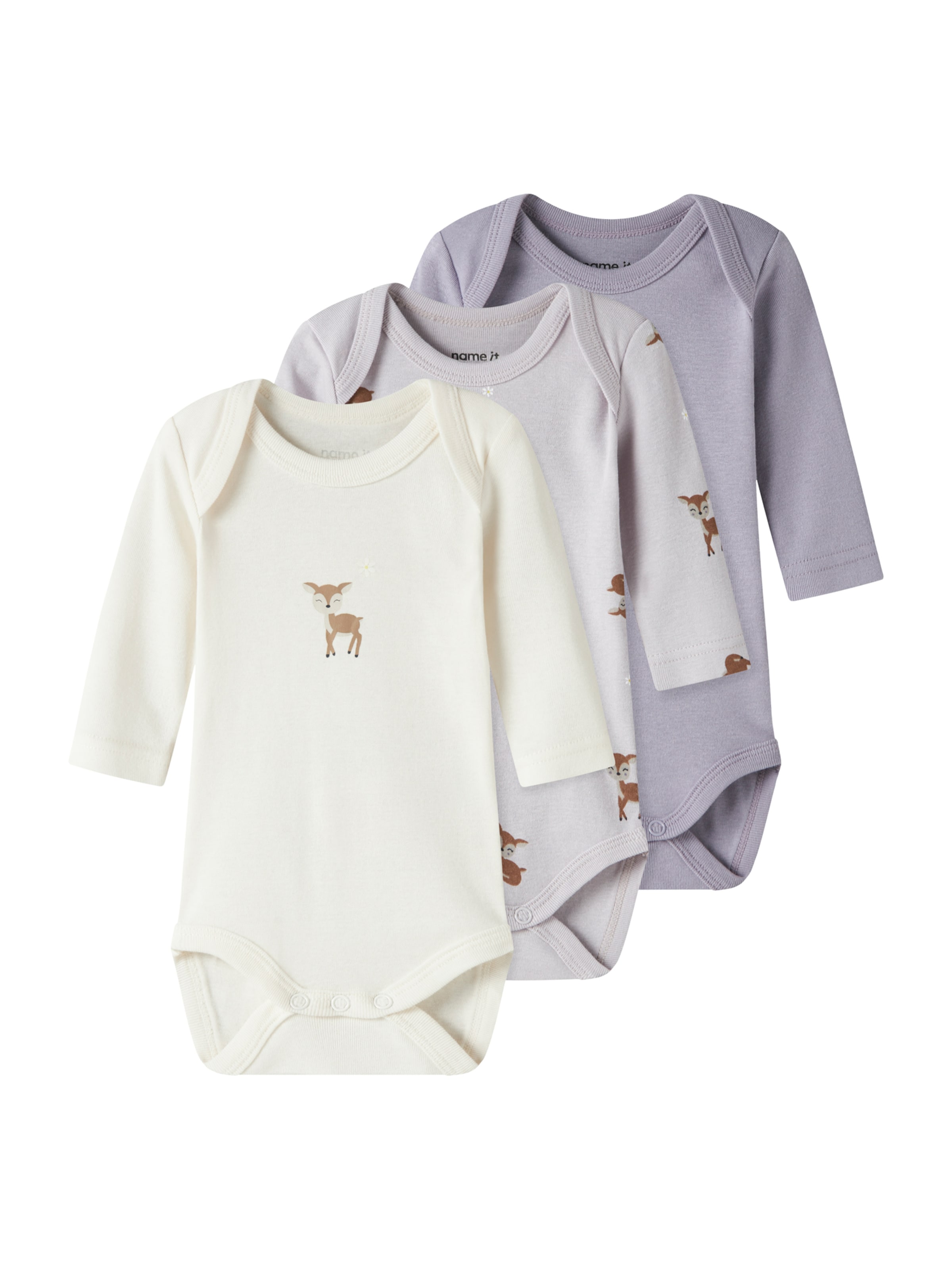 NAME IT - Pijama entero/body en lila: frente