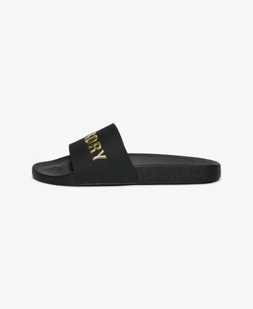 Mule Superdry & Co en noir : devant