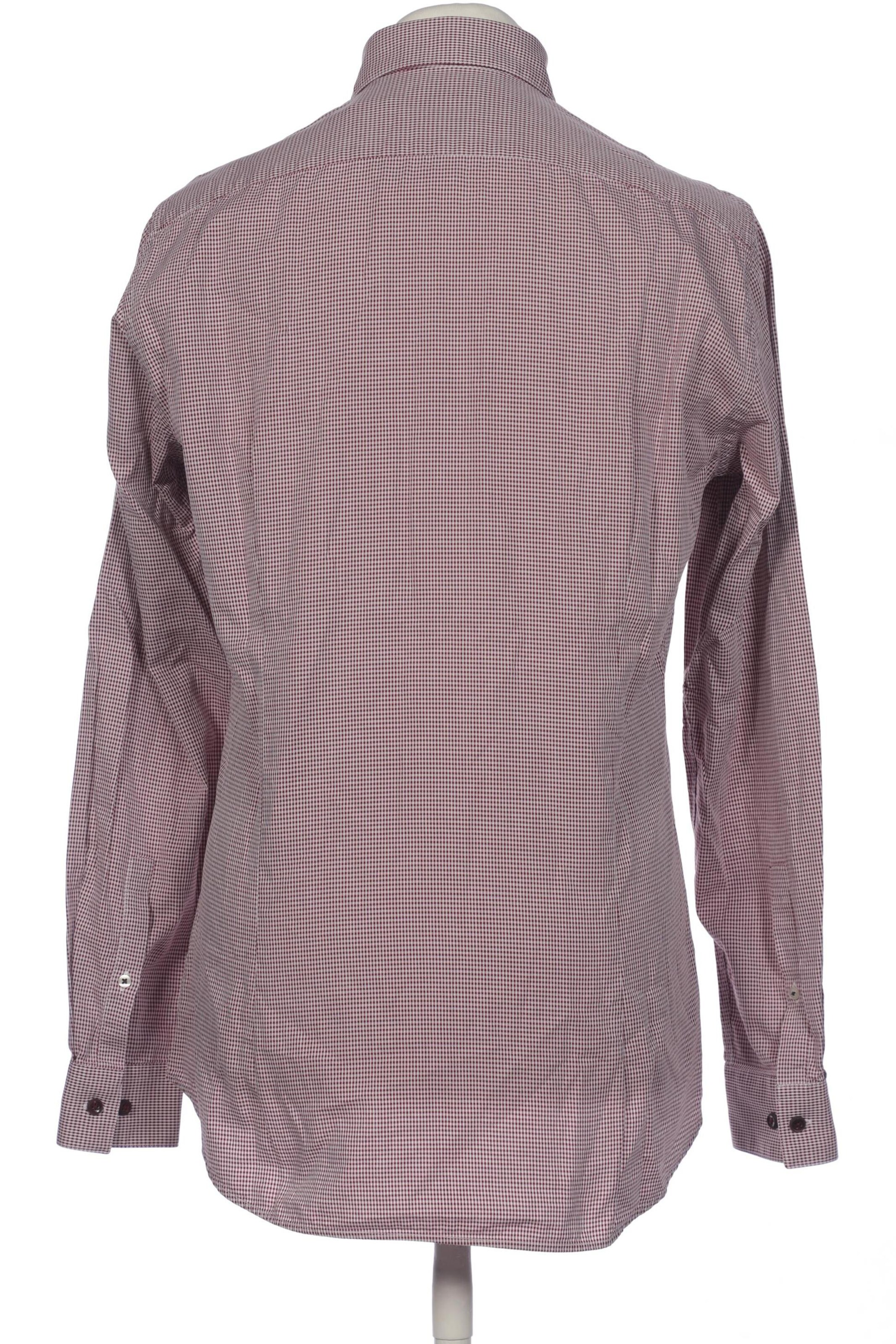 STRELLSON Button Up Shirt in M in Red