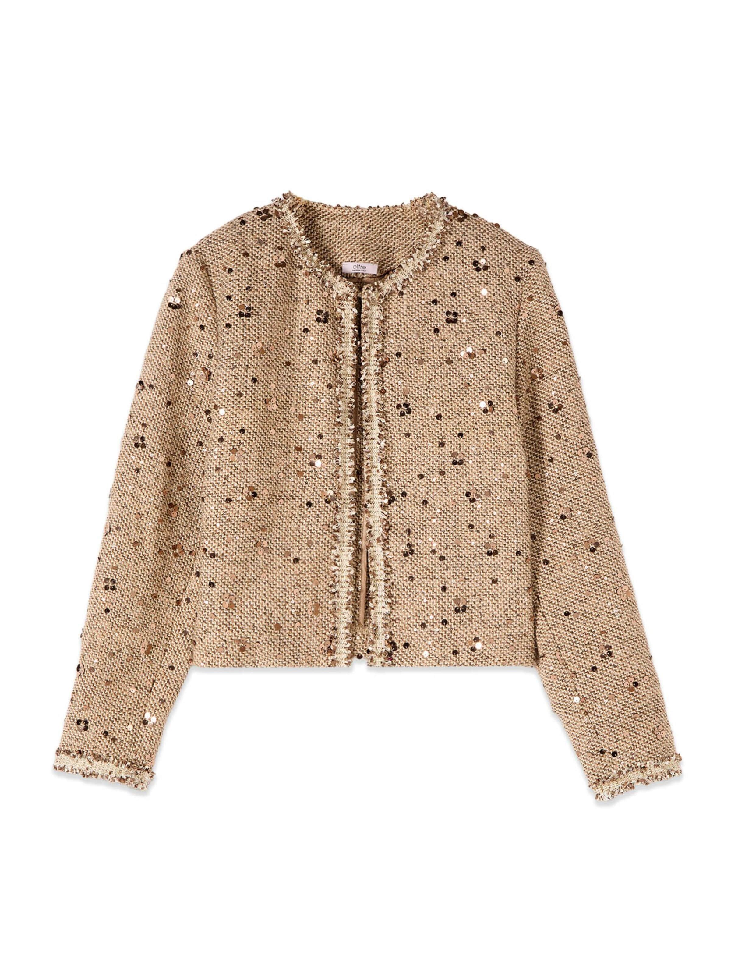 oltre Tussenjas in Beige: voorkant