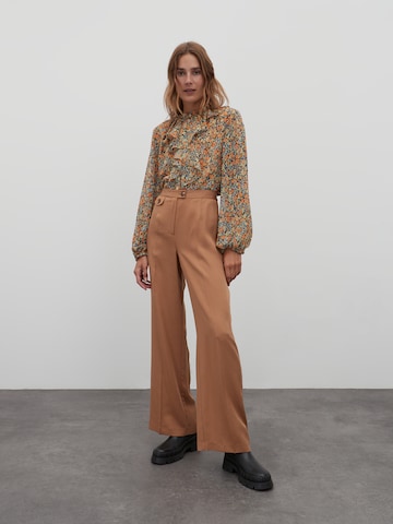 Wide leg Pantaloni 'April' di EDITED in marrone