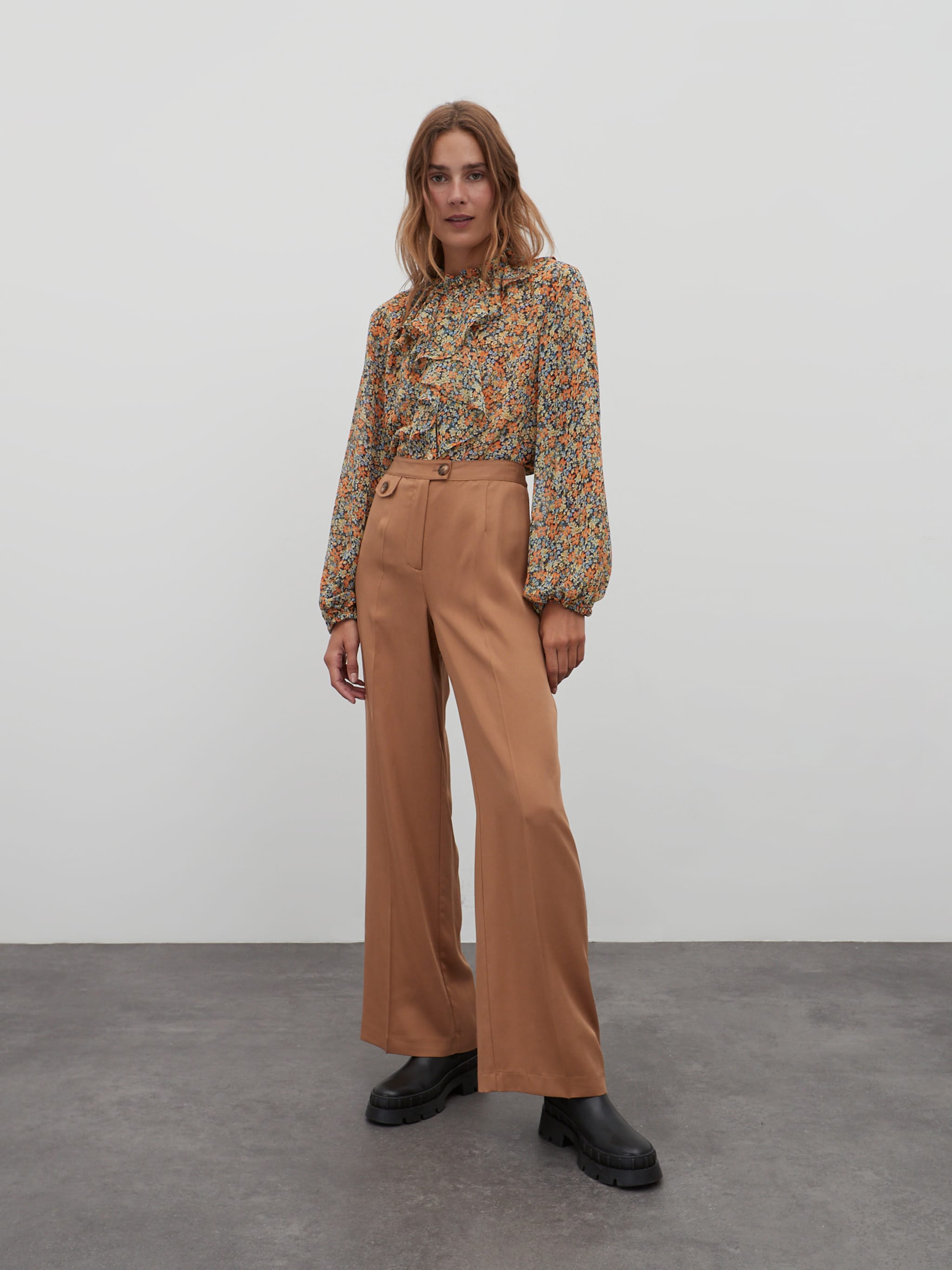 EDITED Produits Pantalon 'April' marron
