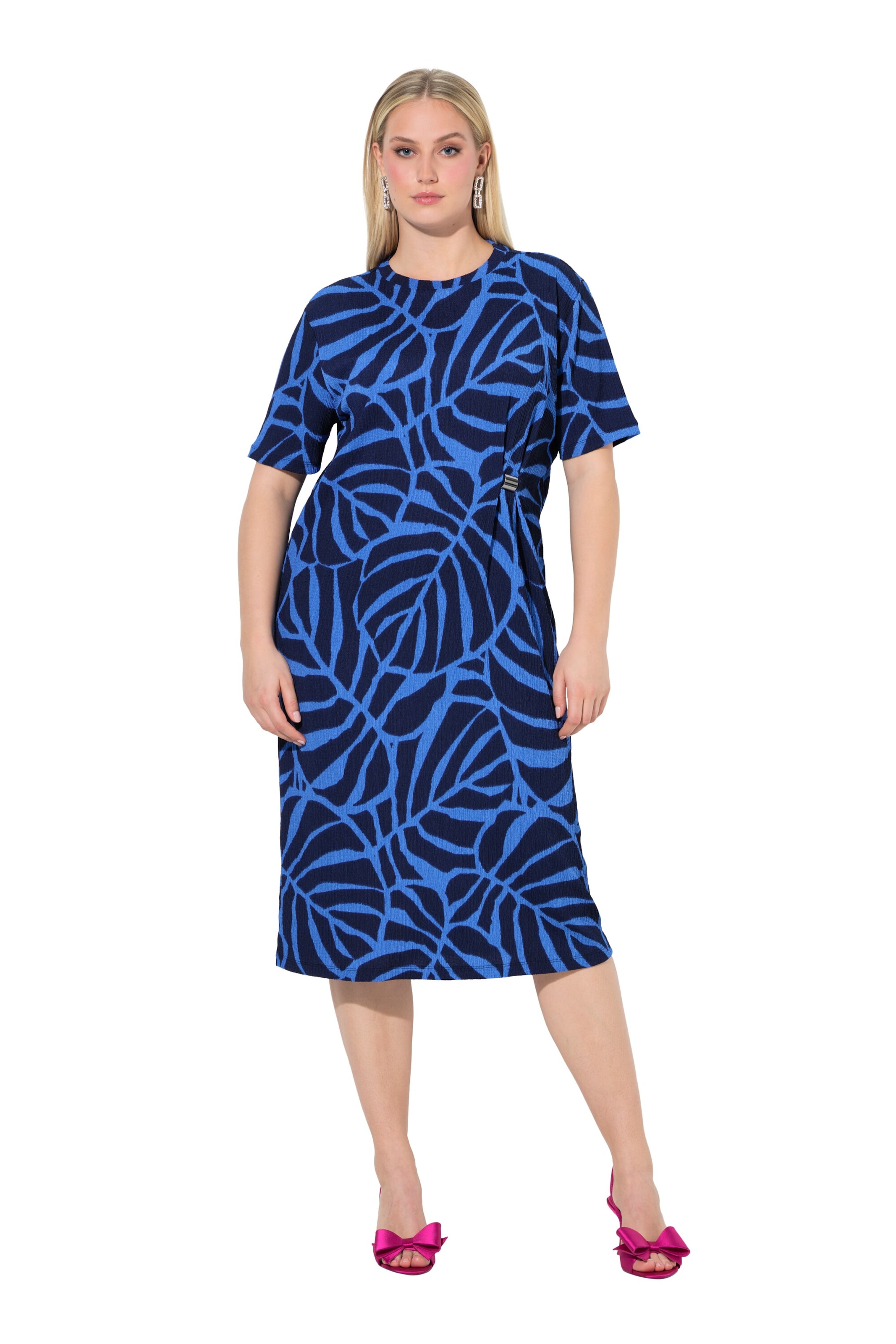 Ulla Popken Dress in Blue: front