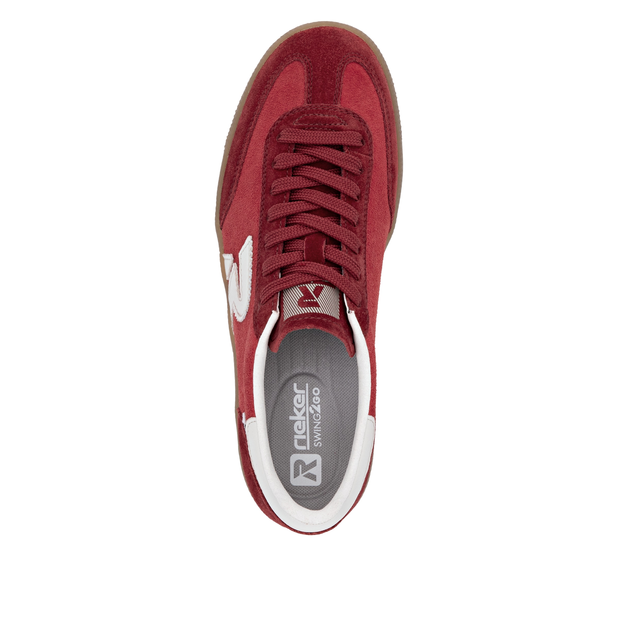 Sneaker bassa di Rieker Sport in rosso