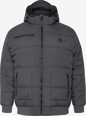 BLEND Winter Jacket 'BT BORIS' in Grey: front