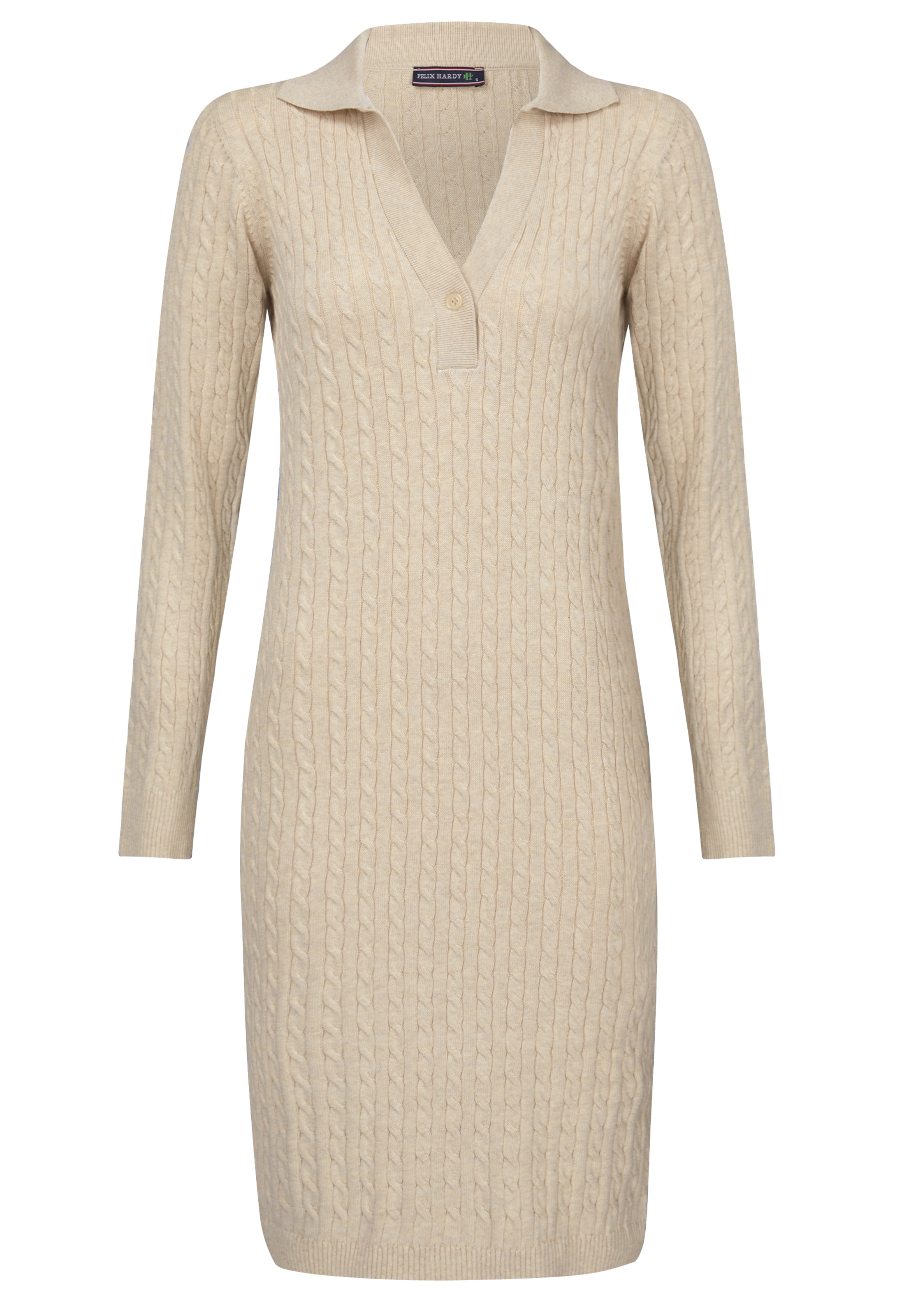 Felix Hardy Pletené šaty - Béžová: predná strana