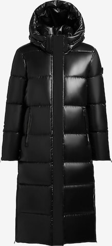 Manteau d’hiver 'Hedd2' khujo en noir : devant