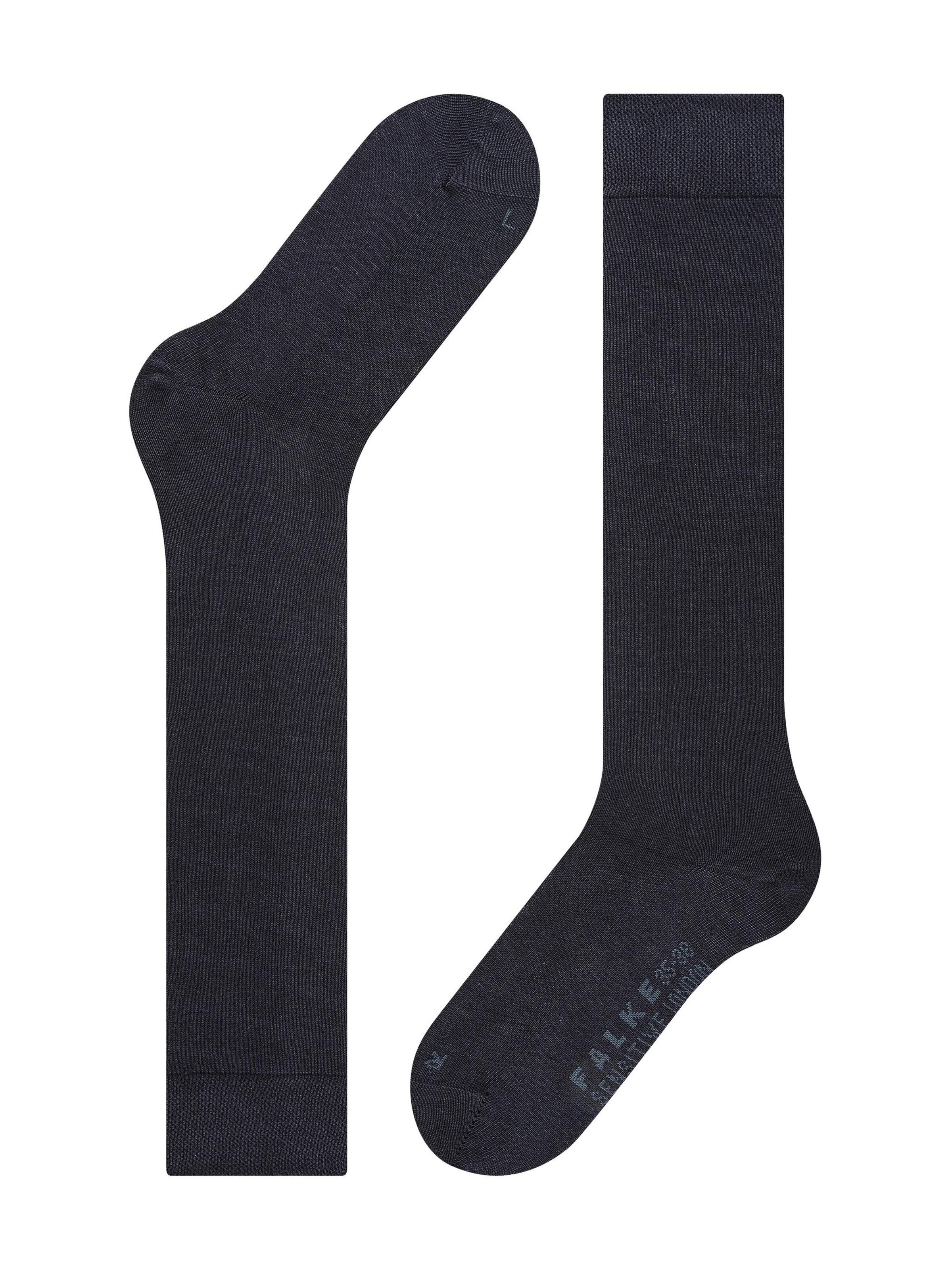 FALKE Overknee Strümpfe 'Sensitive London'‌‌‌‌‌ in Blau