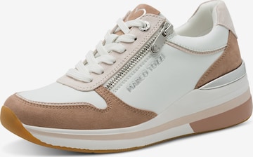 Baskets basses MARCO TOZZI en blanc : devant