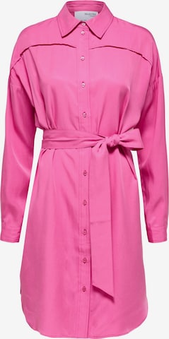 Abito camicia di SELECTED FEMME in rosa: frontale