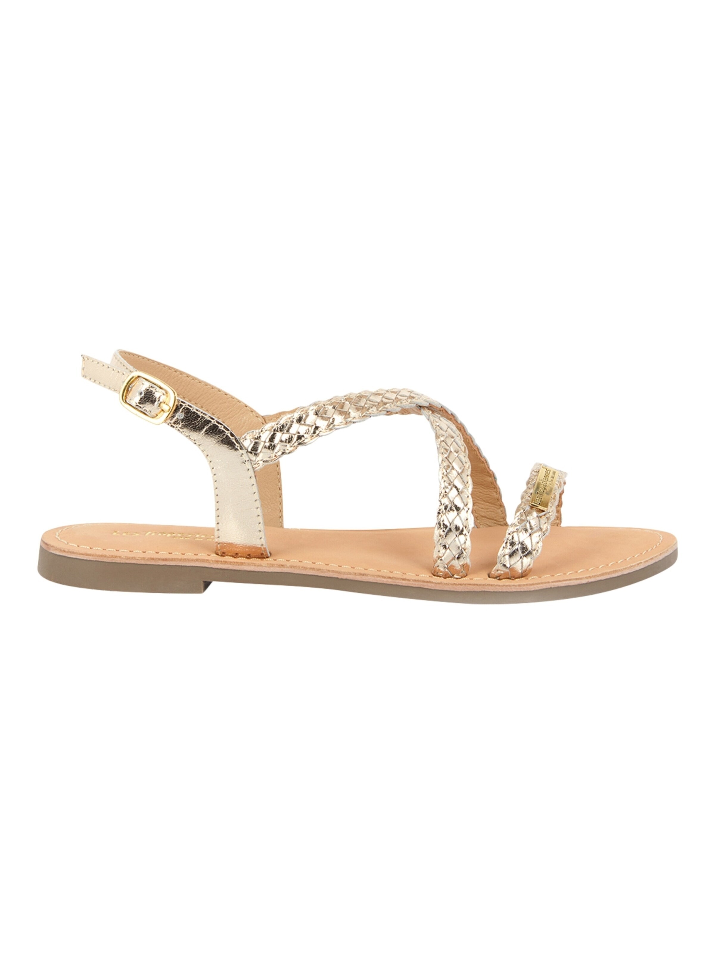 Les Tropéziennes Sandal 'Diams Ledersandale' in Gold