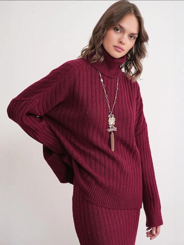 Pullover 'Pullover' di MixRay in rosso: frontale