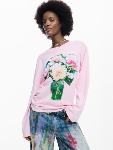 Desigual Tričko - Ružová: predná strana