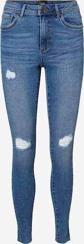 Skinny Jean 'Tanya' VERO MODA en bleu : devant