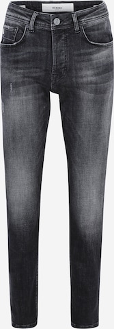 Goldgarn Tapered Farkut 'U2' värissä musta: etupuoli