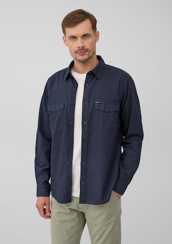 Coupe regular Chemise s.Oliver en bleu : devant