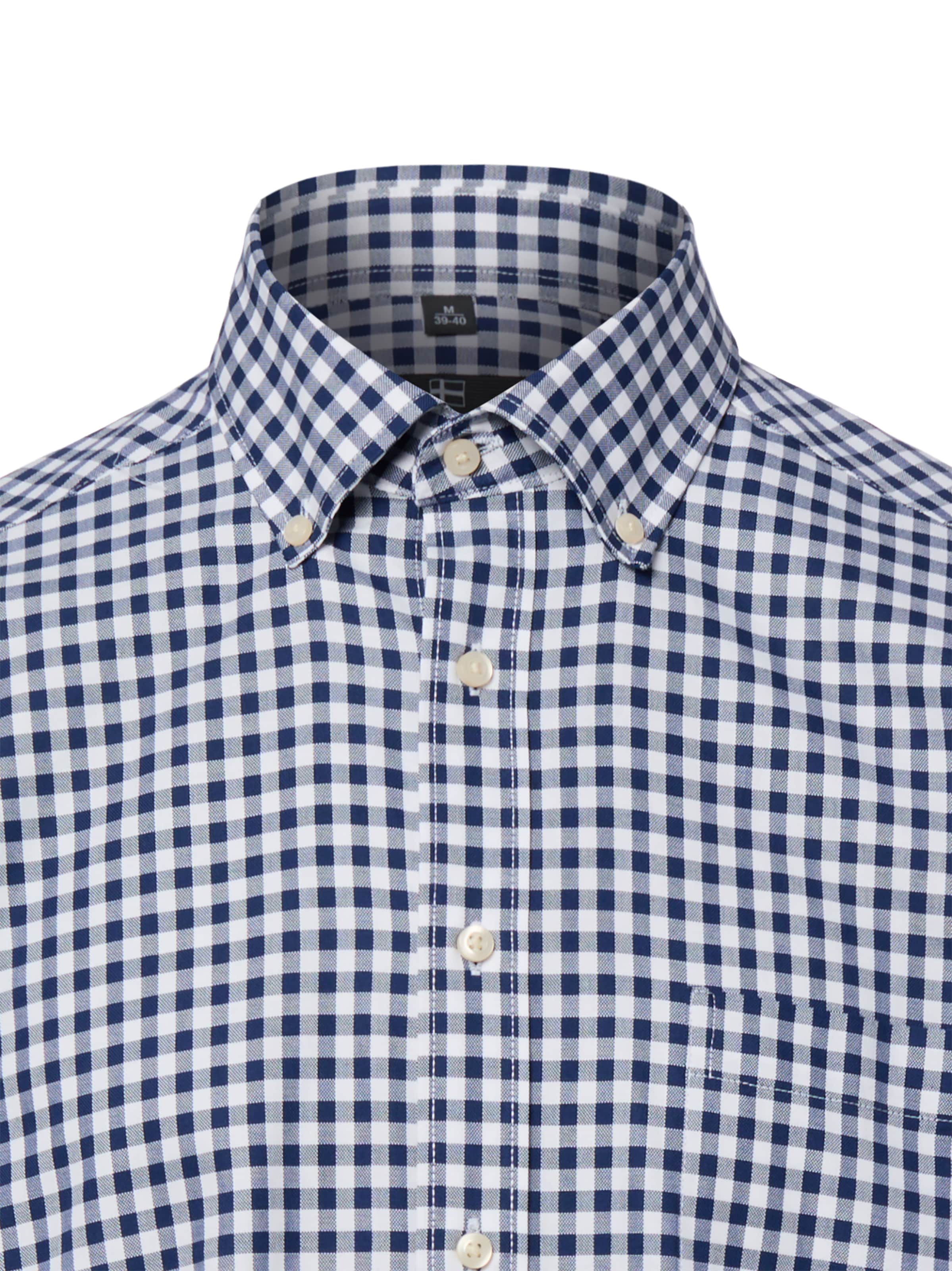 Coupe regular Chemise Nils Sundström en bleu