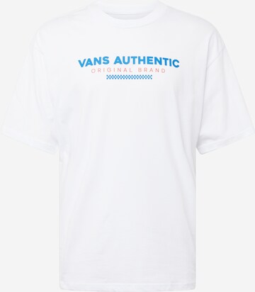 VANS Тениска в бяло: отпред