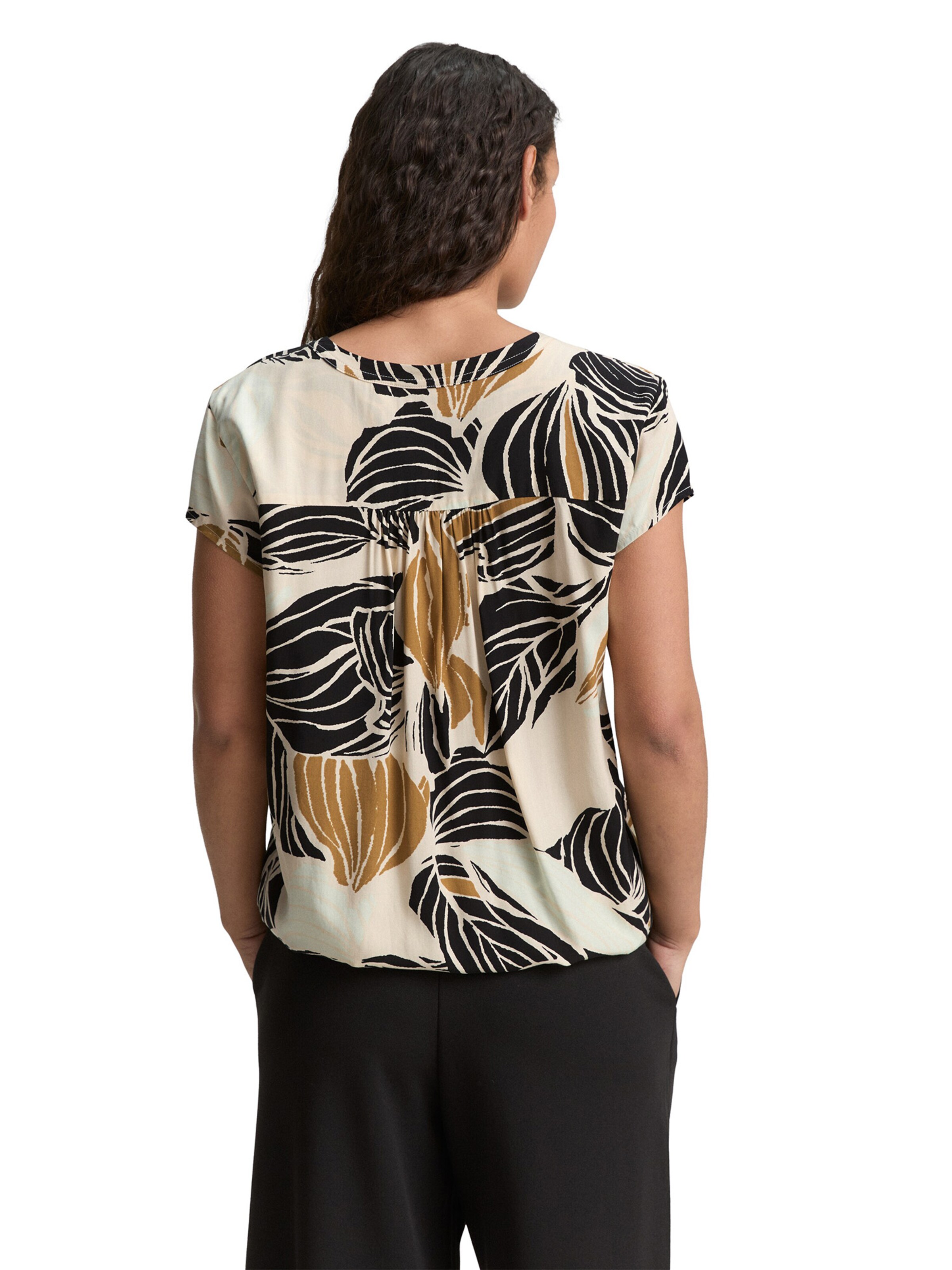 TOM TAILOR Blúz - bézs