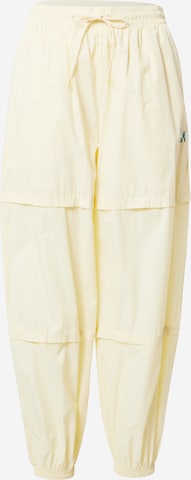 PUMA Tapered Pants 'Crystal Galaxy' in Yellow: front