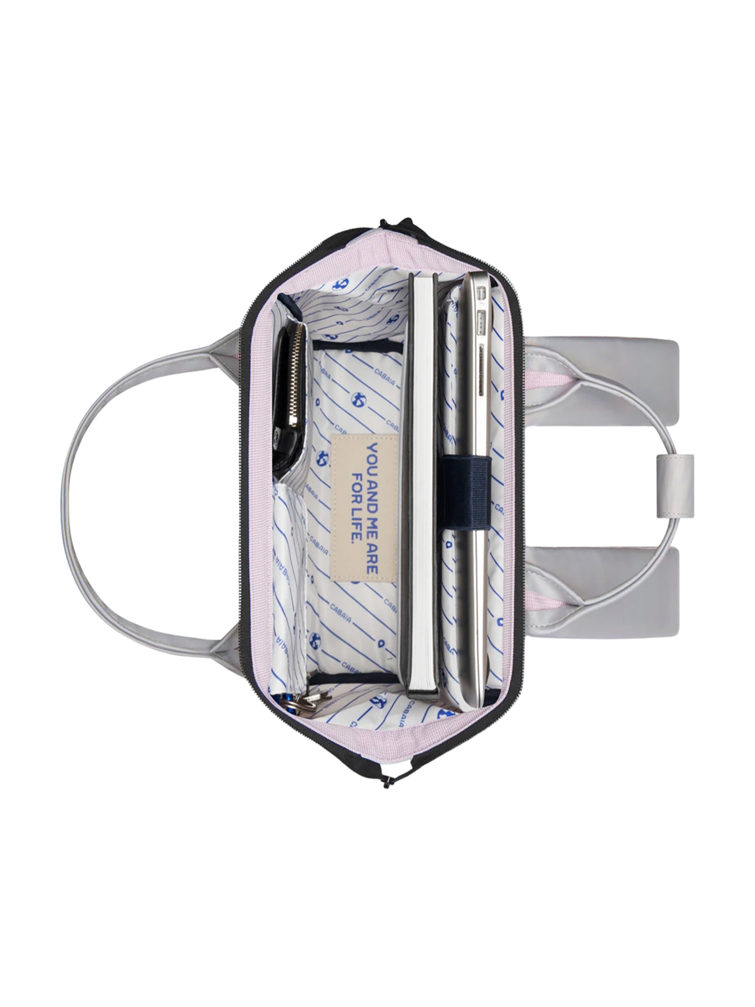 Cabaia Backpack 'Rennes S' in Silver