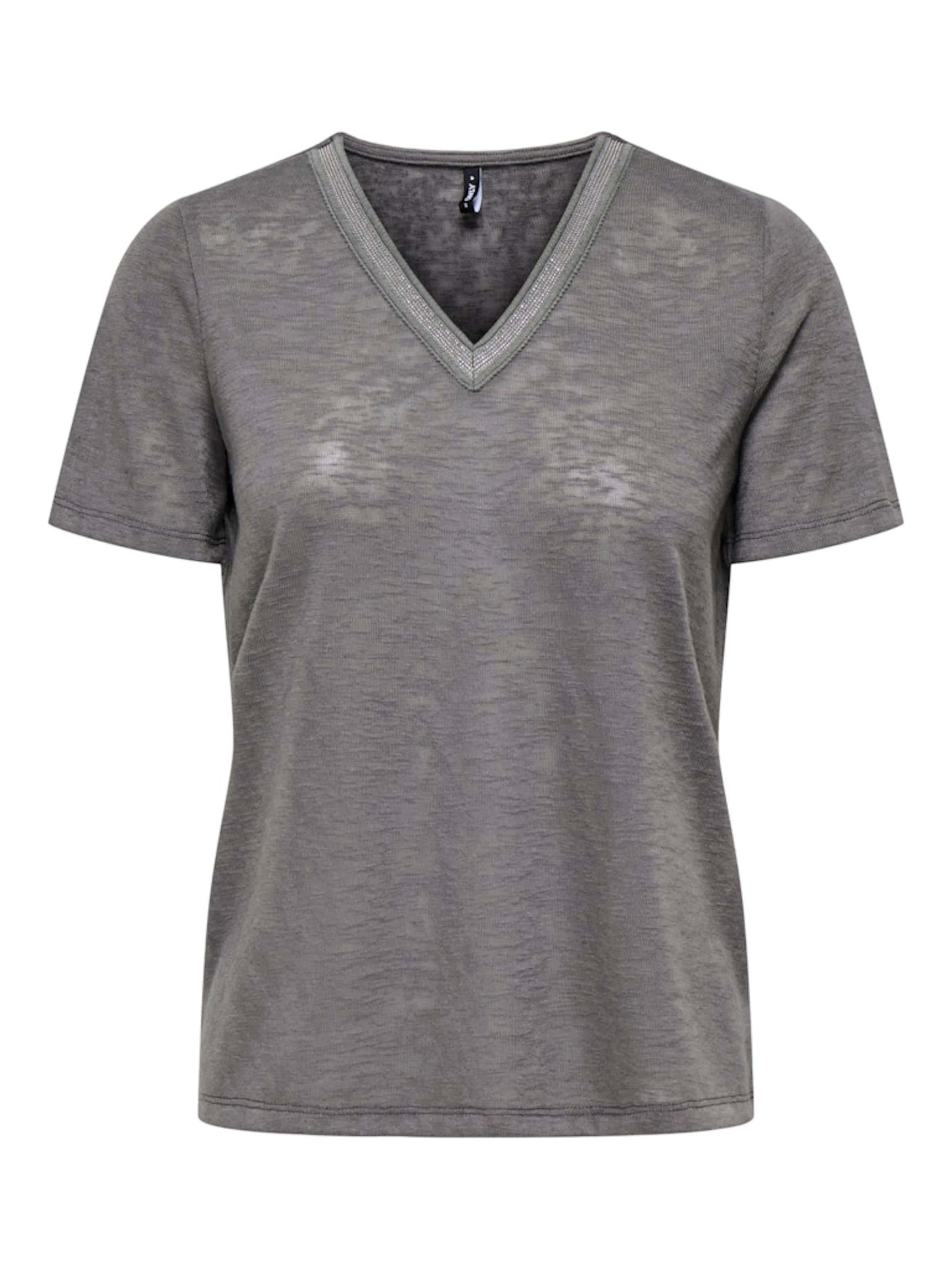 ONLY Μπλουζάκι 'ONLZOLA' σε γκρι: μπροστά