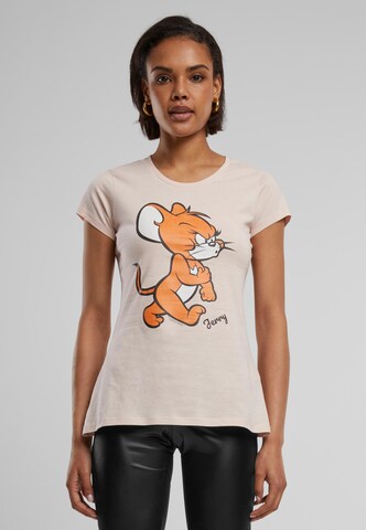 ABSOLUTE CULT Shirt 'Tom & Jerry Angry Mouse' in Roze: voorkant