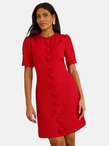 love & roses Jurk in Rood: voorkant