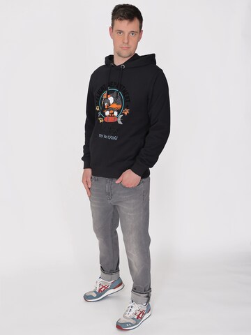 TOP GUN Sweatshirt in Schwarz