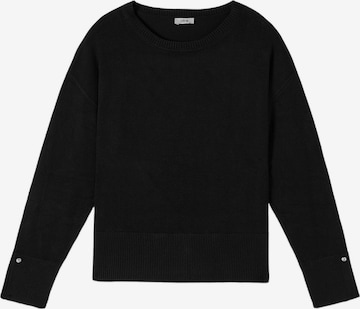 Pullover di oltre in nero: frontale