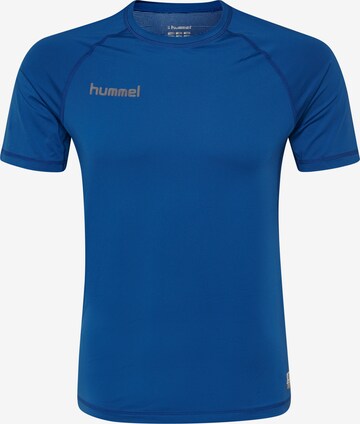 Hummel - Camiseta funcional en azul: frente