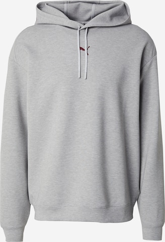 pilka PUMA Sportinio tipo megztinis 'CLOUDSPUN': priekis