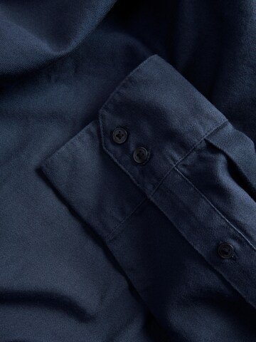 JACK & JONES Regular fit Button Up Shirt 'DALLAS' in Blue