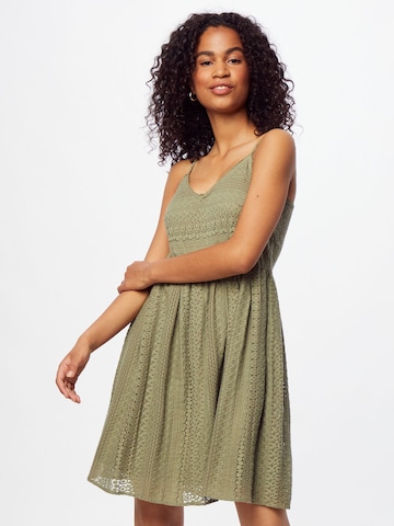 VERO MODA Jurk 'HONEY' in Groen: voorkant