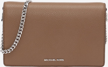Michael kors clutch braun sales