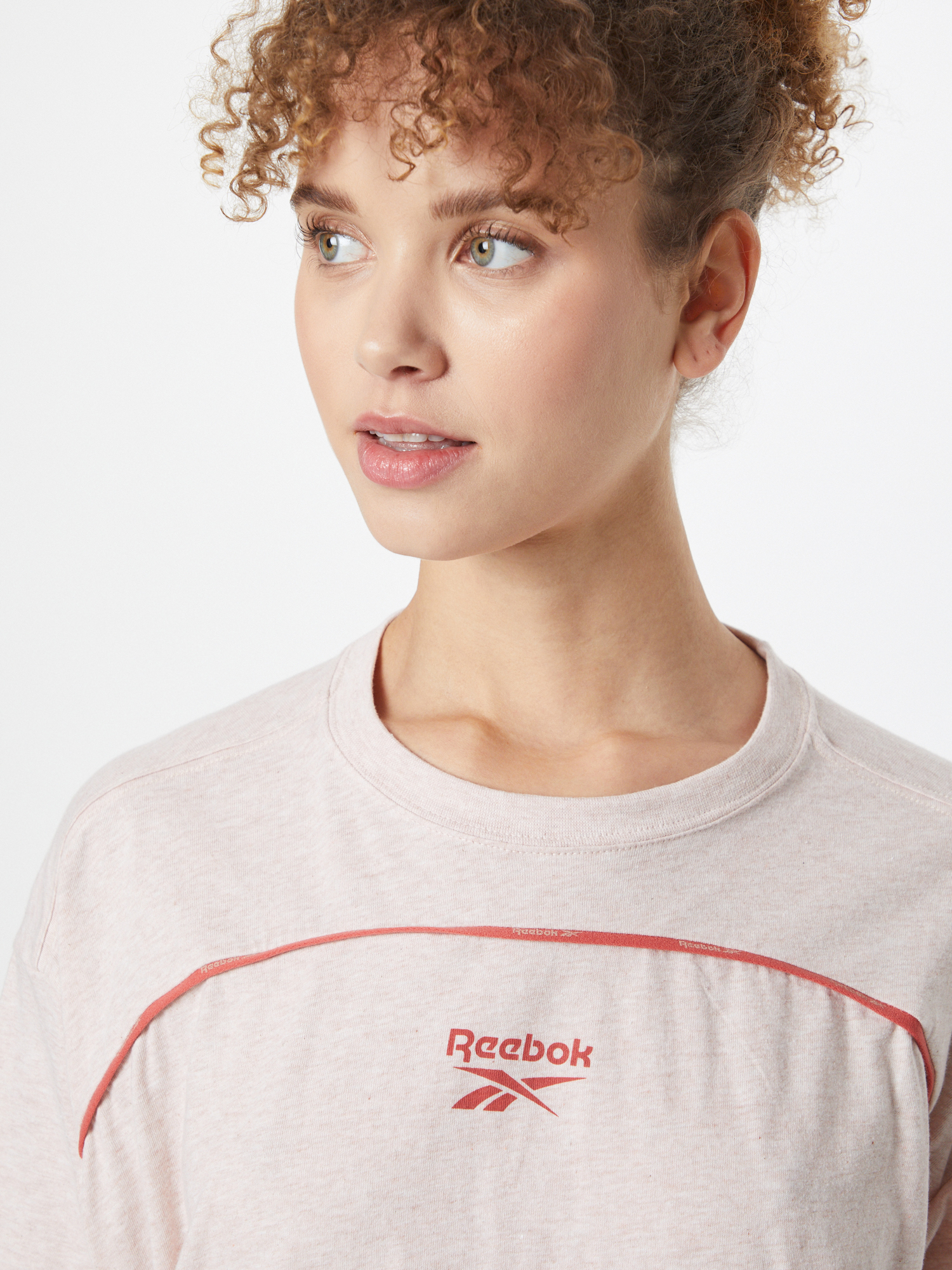 Dziedziny sportowe Kobiety Reebok Sport Koszulka funkcyjna w kolorze Beżowym 