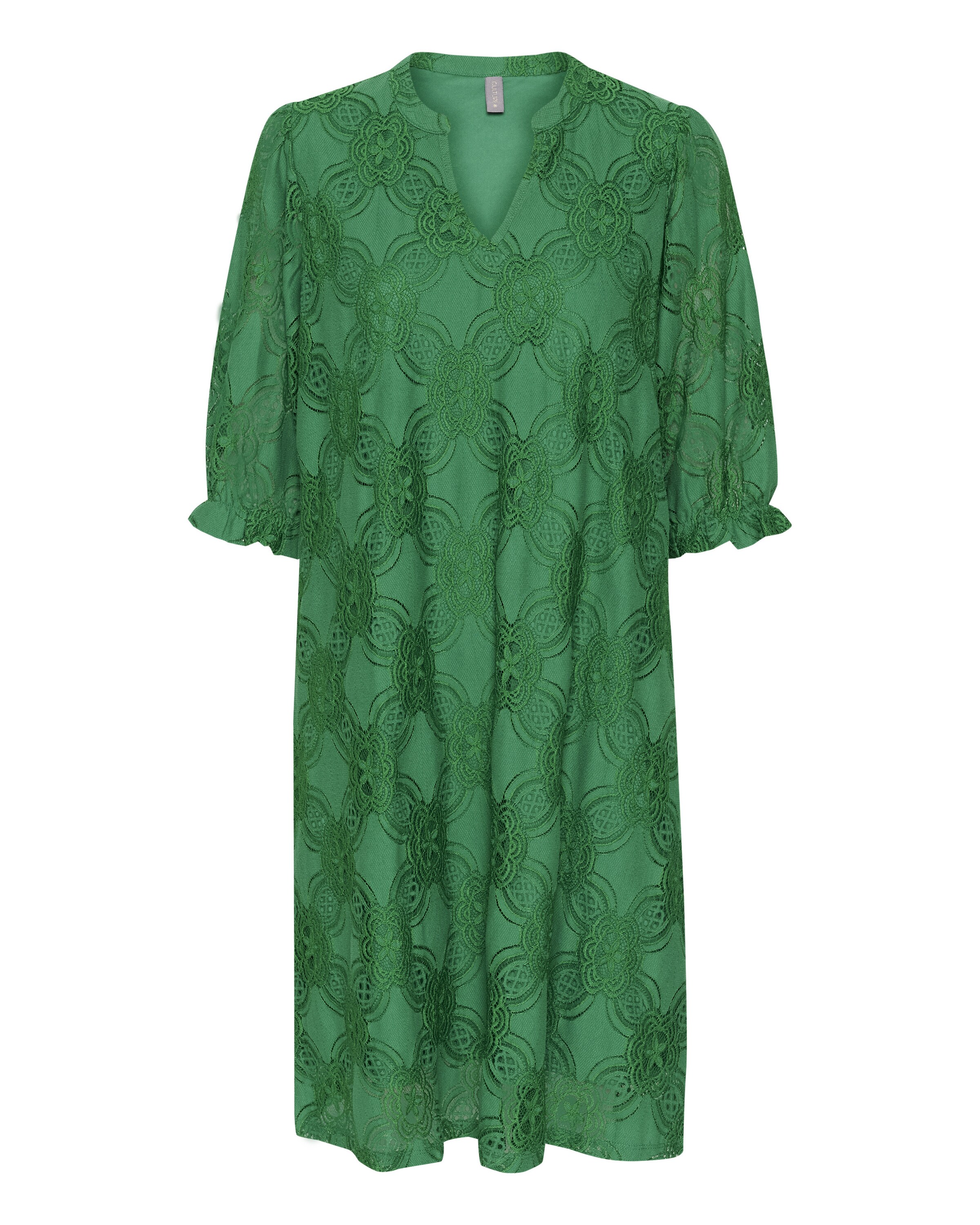 Robe 'Olu' CULTURE en vert : devant