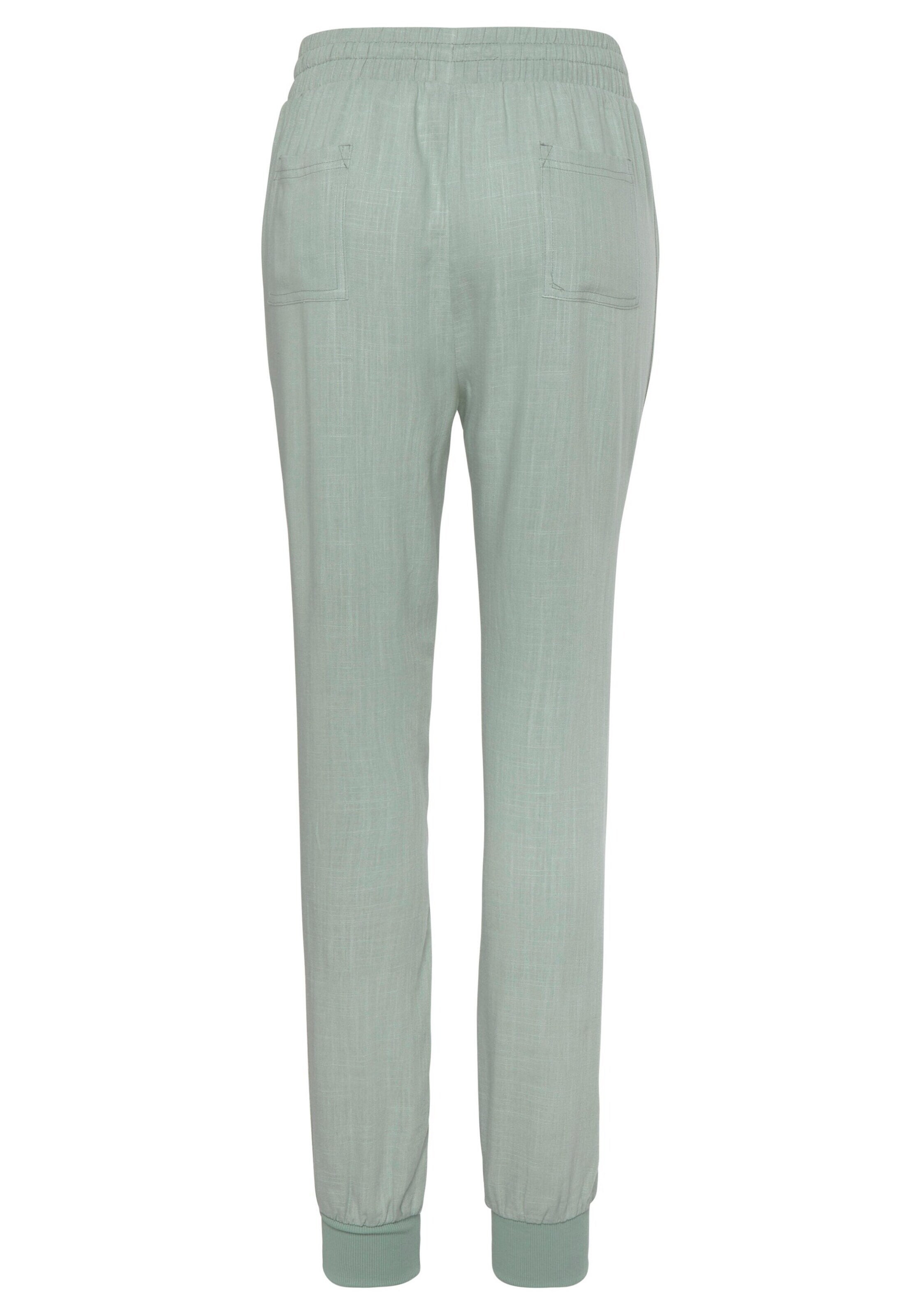 VIVANCE Tapered Pants in Green
