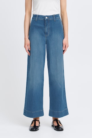 b.young Wide Leg Jeans 'BYKOMMA' i blå: forside