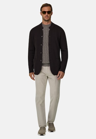 Boggi Milano Gebreid vest in Bruin