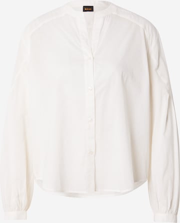 BOSS Bluse 'Berday' in Weiß: Vorderseite