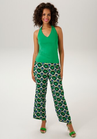 Aniston CASUAL Pajama Pants in Green