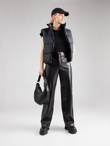 ONLY - Pierna ancha Pantalón 'ONLFLAX-LIORA' en negro