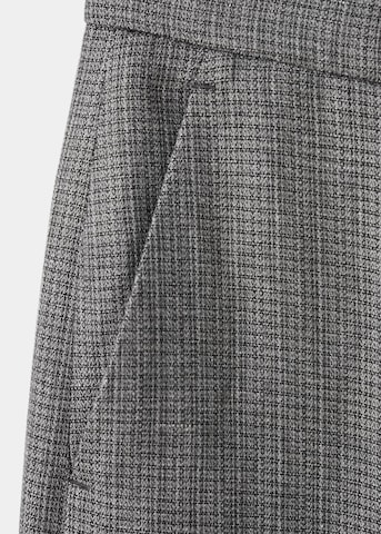 MANGO Regular Pleated Pants 'Altair' in Grey