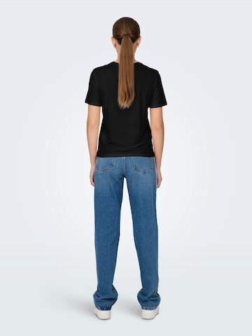 Tricou 'ONLFREE' de la ONLY pe negru